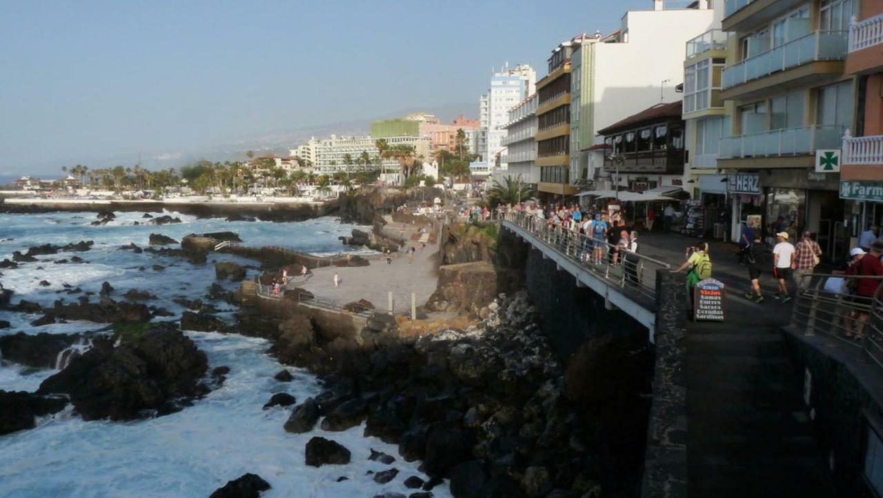 Estudio Edificio Emblemático Primera Línea Playa Первая линия Puerto de la Cruz  Exterior foto